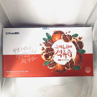 프롬바이오 오직 석류만 [그대로100 석류즙] 하루 1포로 건강하게 — 5점을 준 리뷰어가 2020년 4월 올린 사용 사진