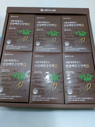 서울약사신협 약사신협_산삼배양근 진액_70ml x 30포 — 5점을 준 리뷰어가 2020년 9월 올린 사용 사진