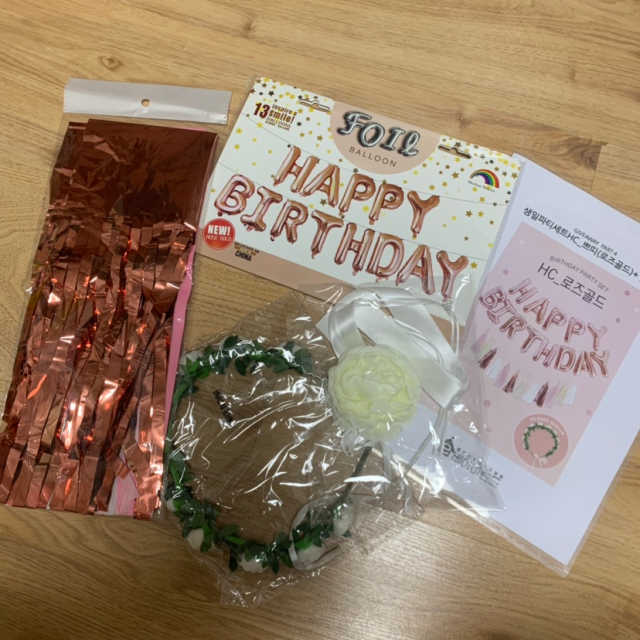 생일파티세트HC_쁘띠+꽃팔찌 리뷰 사진