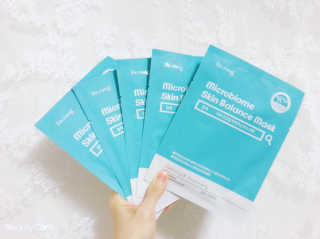 닥터랑 마이크로바이옴 스킨 밸런스 마스크 — 5점을 준 리뷰어가 2020년 10월 올린 사용 사진