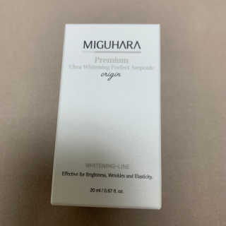 미구하라 프리미엄 울트라 화이트닝 퍼펙트 앰플 오리진  20ml — 5점을 준 리뷰어가 2020년 4월 올린 사용 사진