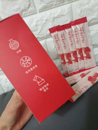 365더건강 에버뷰티 석류콜라겐 젤리 — 5점을 준 리뷰어가 2020년 8월 올린 사용 사진
