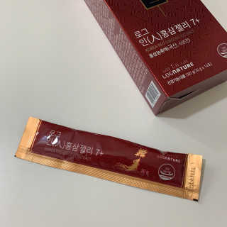 로그네이처 로그 인 홍삼젤리 7+ — 5점을 준 리뷰어가 2020년 7월 올린 사용 사진