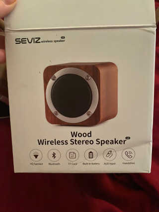 SEVIZ MINI10W 레트로 블루투스 스피커 — 5점을 준 리뷰어가 2020년 8월 올린 사용 사진
