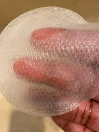 뷰트리 BEAUTREE PLA 버블 각질 제거 클렌징 패드 — 5점을 준 리뷰어가 2020년 9월 올린 사용 사진