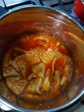 화곡미담 옛날 떡볶이 — 4점을 준 리뷰어가 2020년 4월 올린 사용 사진