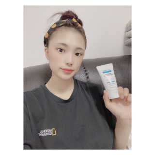 바이오믹 센시메틱 수딩 크림 — 3.5점을 준 리뷰어가 2020년 7월 올린 사용 사진