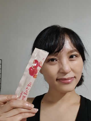 365더건강 에버뷰티 석류콜라겐 젤리 — 5점을 준 리뷰어가 2020년 7월 올린 사용 사진