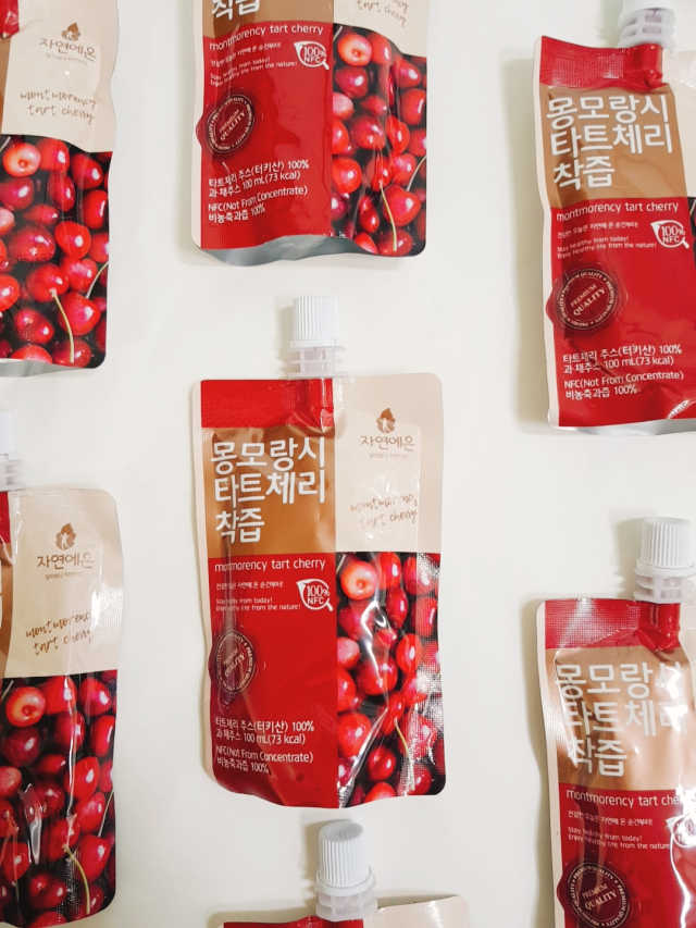 자연에온 몽모랑시 타트체리 착즙 100mL 10개입 2BOX 리뷰 사진