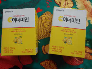 이너미인 VITAMIN-C 700 — 5점을 준 리뷰어가 2020년 10월 올린 사용 사진