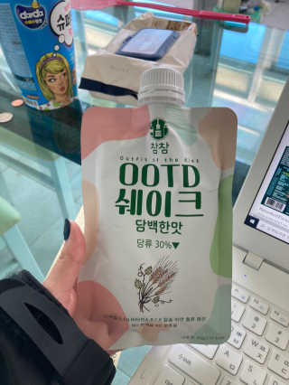 [꾸콤] 참참 OOTD쉐이크 담백한 일주일세트 50g x 5 — 5점을 준 리뷰어가 2020년 10월 올린 사용 사진