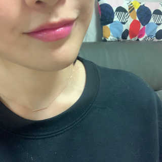 꼬메맘마 네이처 달리아핑크 립컬러 — 5점을 준 리뷰어가 2020년 4월 올린 사용 사진