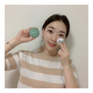 본다움 빠이빠이 세범 파우더 — 5점을 준 리뷰어가 2020년 8월 올린 사용 사진