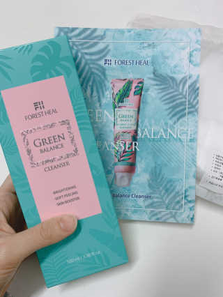 포레스트힐 SS 그린 밸런스 클렌져 100ml + 헤어밴드 — 4.5점을 준 리뷰어가 2020년 4월 올린 사용 사진