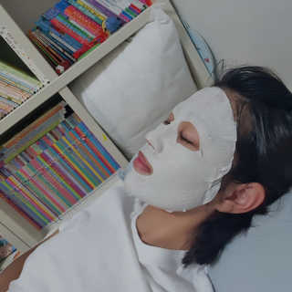 아이디플라코스메틱 페이스핏 플라스터 마스크 — 2점을 준 리뷰어가 2020년 7월 올린 사용 사진