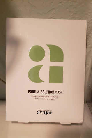 Avajar A-Solution 마스크 — 5점을 준 리뷰어가 2020년 12월 올린 사용 사진
