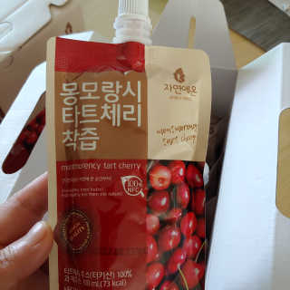 자연에온 몽모랑시 타트체리 착즙 100mL 10개입 2BOX — 4점을 준 리뷰어가 2020년 10월 올린 사용 사진