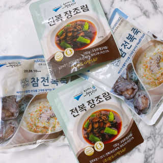 바다는다웰빙이다 완도사랑 전복죽 250g - 2팩 + 전복장조림 2팩 — 5점을 준 리뷰어가 2020년 8월 올린 사용 사진