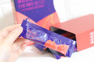 서울약사신협_쁘띠쁘띠타트체리콜라겐_20g x 14포 — 5점을 준 리뷰어가 2020년 11월 올린 사용 사진