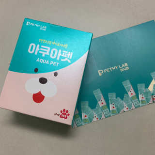 펫시랩 반려견용 액상 프리바이오틱스 아쿠아펫 — 5점을 준 리뷰어가 2020년 12월 올린 사용 사진