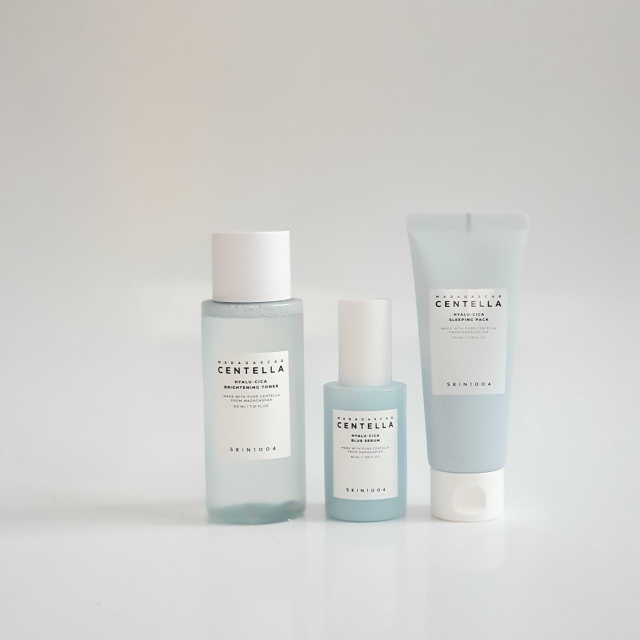 스킨1004 히알루-시카 기초 3종/ 세럼, 토너, 슬리핑팩 리뷰 사진