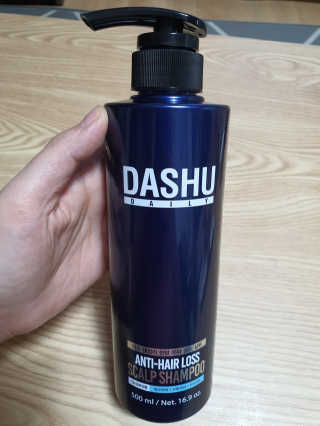 다슈코리아 다슈 데일리 단백질 한방 두피 골드 샴푸 500ml — 5점을 준 리뷰어가 2020년 11월 올린 사용 사진