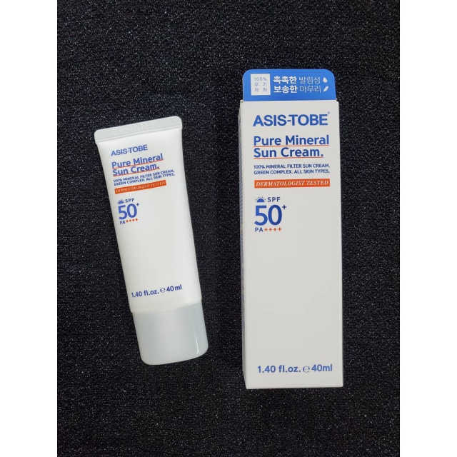 퓨어 미네랄 선크림 40ml 리뷰 사진