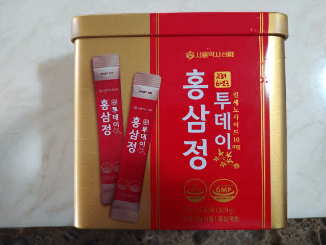 서울약사신협_투데이홍삼정_틴케이스_10g x 30포 리뷰 사진