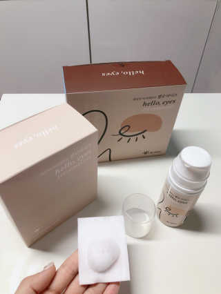 [헬로아이즈] 아이더마덱스 100ml + 순면솜120매 — 5점을 준 리뷰어가 2020년 8월 올린 사용 사진