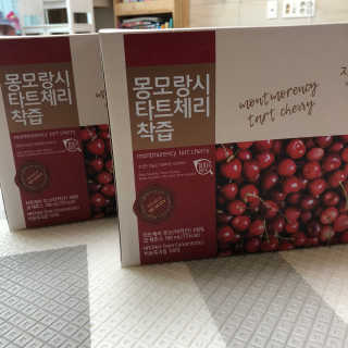 자연에온 몽모랑시 타트체리 착즙 100mL 10개입 2BOX — 4점을 준 리뷰어가 2020년 10월 올린 사용 사진