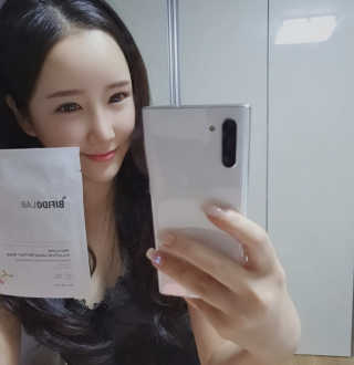 비피도랩 프로클리닉 폴루션에이징 프로텍트 마스크 — 5점을 준 리뷰어가 2020년 9월 올린 사용 사진