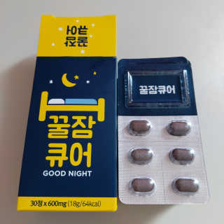 조은약초 꿀잠큐어 제주 감태추출물 감태정 600mg — 3점을 준 리뷰어가 2020년 5월 올린 사용 사진