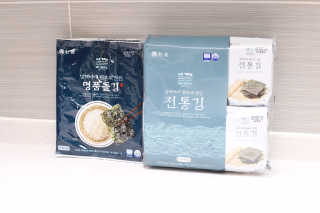 한촌몰 바다공작소 전통김_명품돌김세트 — 5점을 준 리뷰어가 2020년 10월 올린 사용 사진