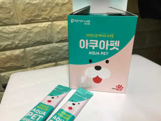 펫시랩 반려견용 액상 프리바이오틱스 아쿠아펫 — 4점을 준 리뷰어가 2020년 12월 올린 사용 사진