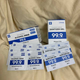 어웨이크어슬립 [AWAS] 알콜스왑 100매 + 세니타이저겔 50매 위생세트 — 5점을 준 리뷰어가 2020년 6월 올린 사용 사진