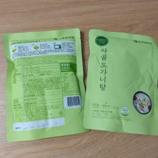 한촌몰 설렁탕집 가마솥 도가니탕 350g x 2팩 — 4점을 준 리뷰어가 2020년 8월 올린 사용 사진