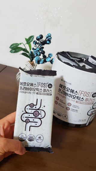 서울약사신협_FOS프리바이오틱스플러스쿠앤크_5gX100포 — 5점을 준 리뷰어가 2020년 5월 올린 사용 사진