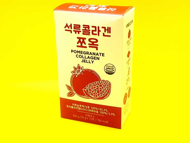 석류콜라겐 석류즙 석류쪼옥 젤리 스틱 15포 x 20g 리뷰 사진