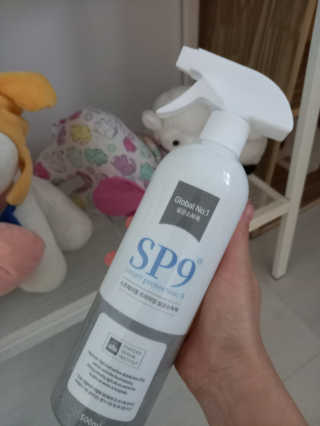 SP9 스프레이형 프리미엄 살균소독제 500ml+100ml — 5점을 준 리뷰어가 2020년 12월 올린 사용 사진