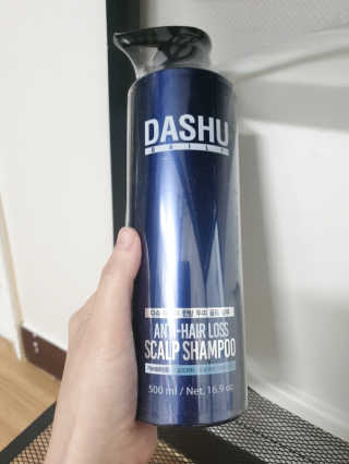 다슈코리아 다슈 데일리 단백질 한방 두피 골드 샴푸 500ml — 4.5점을 준 리뷰어가 2020년 4월 올린 사용 사진