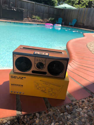 SEVIZ RETRO20W 레트로 블루투스 스피커 — 5점을 준 리뷰어가 2020년 6월 올린 사용 사진