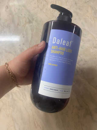달리프 진저 베러 퍼퓸 탈모 완화 샴푸 1000ml 향 3종 — 5점을 준 리뷰어가 2020년 12월 올린 사용 사진