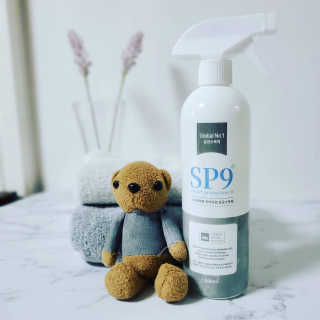 SP9 스프레이형 프리미엄 살균소독제 500ml+100ml — 5점을 준 리뷰어가 2020년 12월 올린 사용 사진