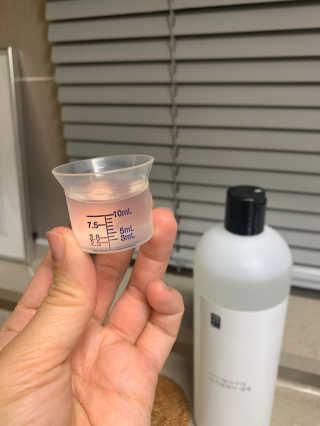 [생활공작소] 식기세척기용 액체세제  X 2개입 — 5점을 준 리뷰어가 2020년 12월 올린 사용 사진