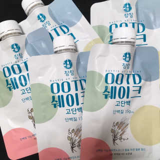 [꾸콤] 참참 OOTD쉐이크 고단백 일주일세트 50g x 5 — 5점을 준 리뷰어가 2020년 11월 올린 사용 사진