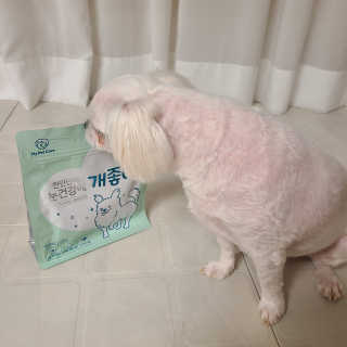 My Pet Care 천연단백질 눈건강에 개좋아 — 5점을 준 리뷰어가 2020년 12월 올린 사용 사진