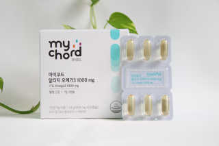 JW중외제약 마이코드 알티지 오메가3 1000 mg — 5점을 준 리뷰어가 2020년 9월 올린 사용 사진