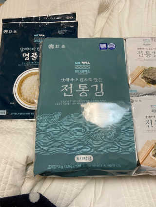 한촌몰 바다공작소 전통김_명품돌김세트 — 5점을 준 리뷰어가 2020년 11월 올린 사용 사진