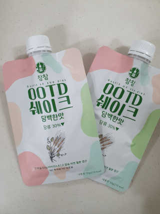 [꾸콤] 참참 OOTD쉐이크 담백한 일주일세트 50g x 5 — 5점을 준 리뷰어가 2020년 10월 올린 사용 사진