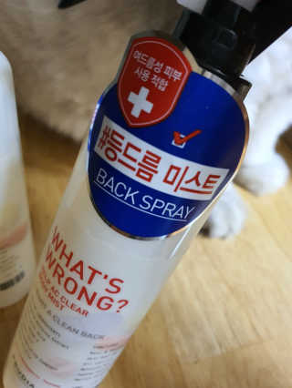 [후르디아] 등드름 잡는 바디 미스트 2개 세트 — 5점을 준 리뷰어가 2020년 7월 올린 사용 사진